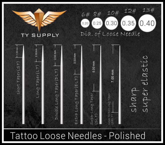 Tattoo Loose Needles - Polished