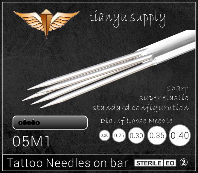 5-Magnum Premade Sterilized Tattoo Needle on Bar