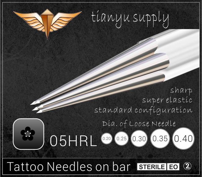 5-Hollow Round Liner Premade Sterilized Tattoo Needle on Bar
