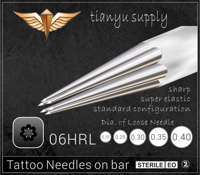 6-Hollow Round Liner Premade Sterilized Tattoo Needle on Bar