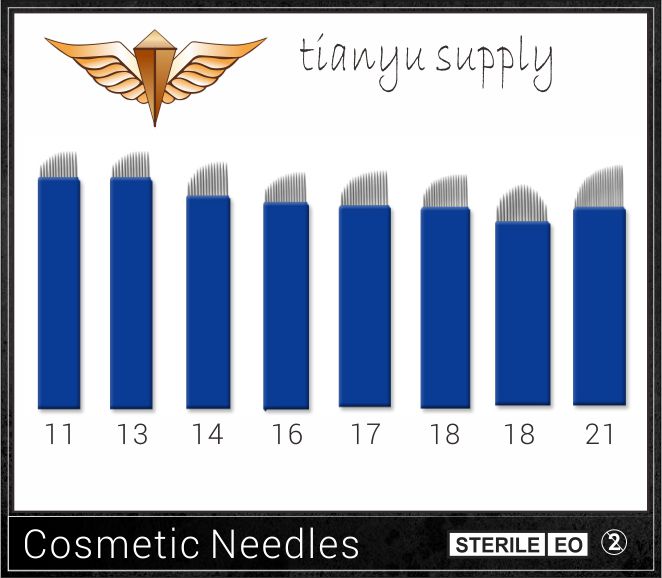 Cosmetic Needles-Chinese Blue