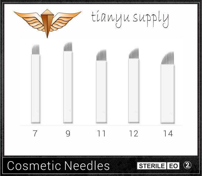 Cosmetic Needles-White Cover