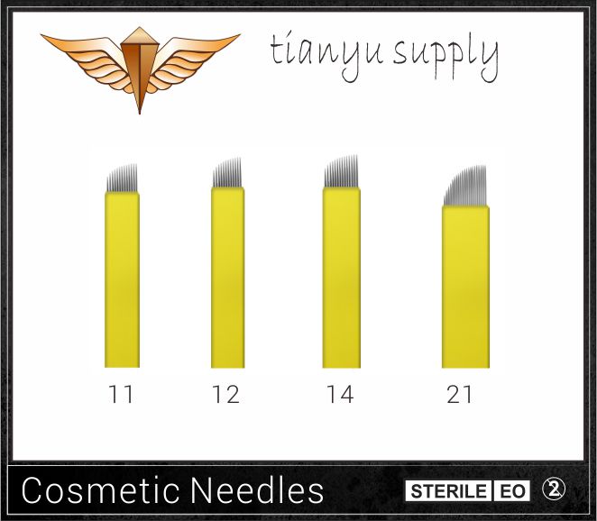 Cosmetic Needles-Yellow Cover